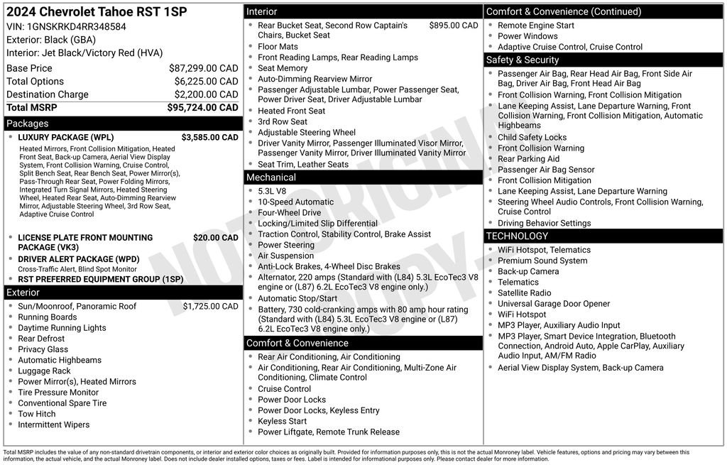 Used 2024 Black Chevrolet RST image 33