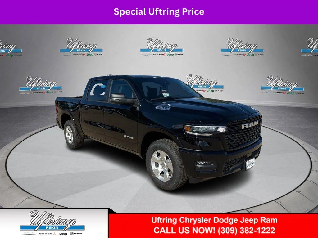 New 2026 Diamond Black Crystal Pearlcoat Ram Lone Star image 1