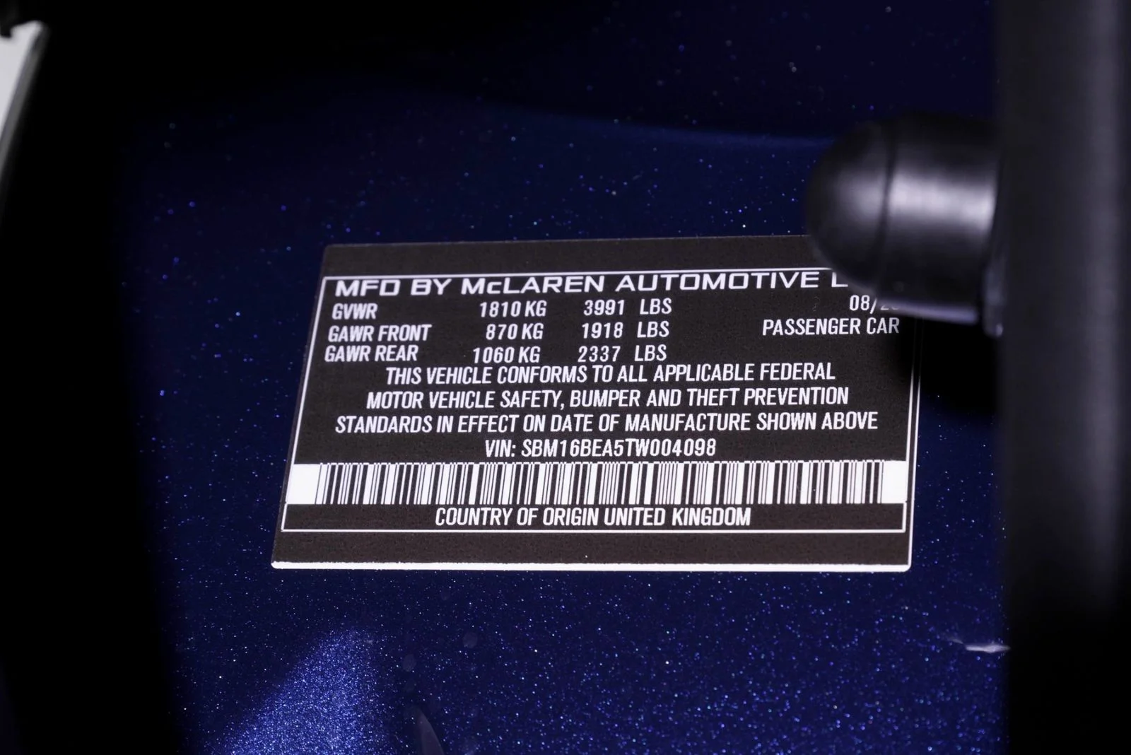 New 2026 Blue McLaren  image 24