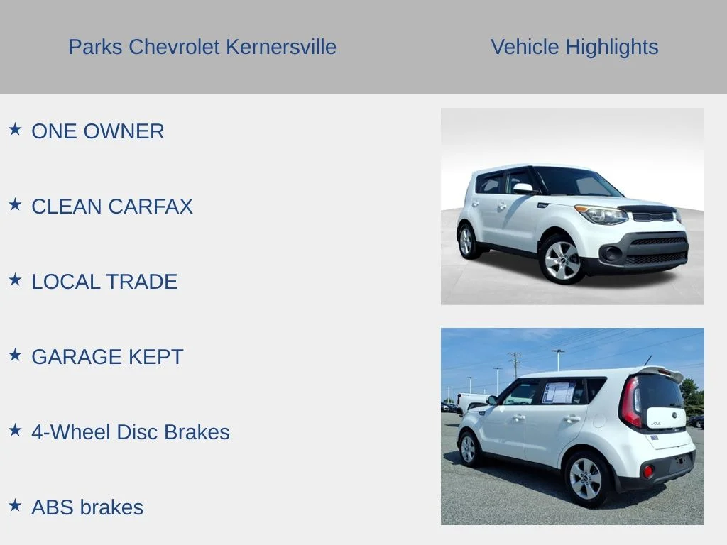 Used 2018 White Kia Base image 6