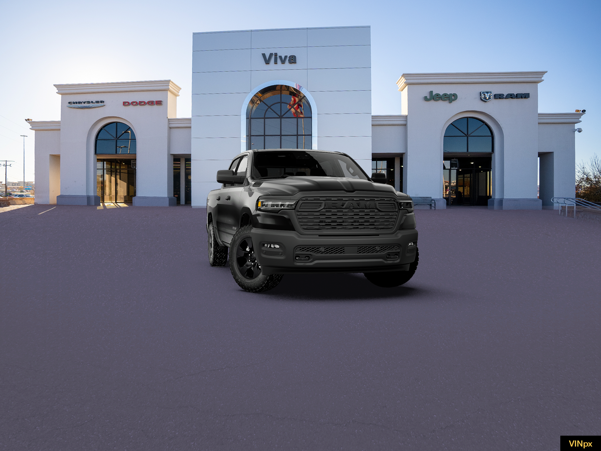 New 2027 Diamond Black Crystal Pearl-Coat Exterior Paint RAM Warlock image 28
