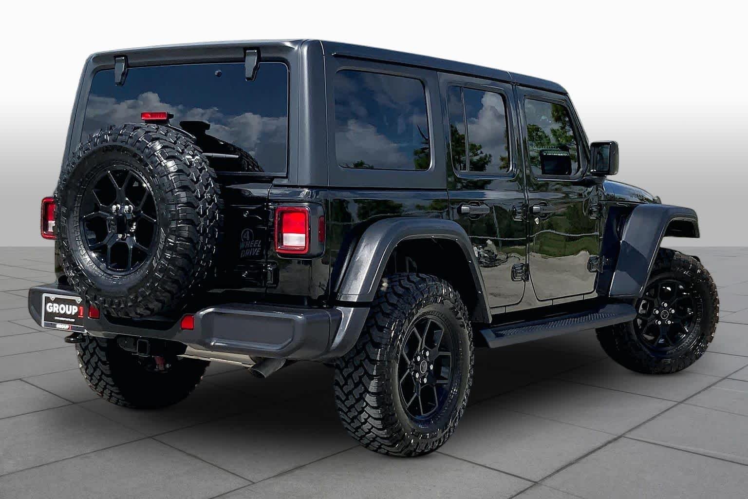 Used 2024 Black Clearcoat Jeep Willys image 13