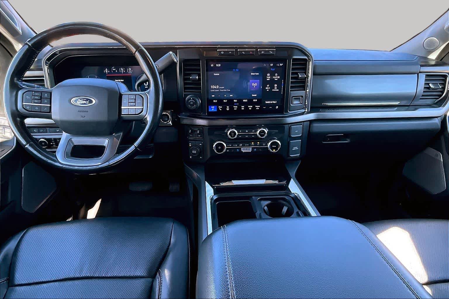 Used 2023 Azure Gray Metallic Tri-Coat Ford LARIAT image 16