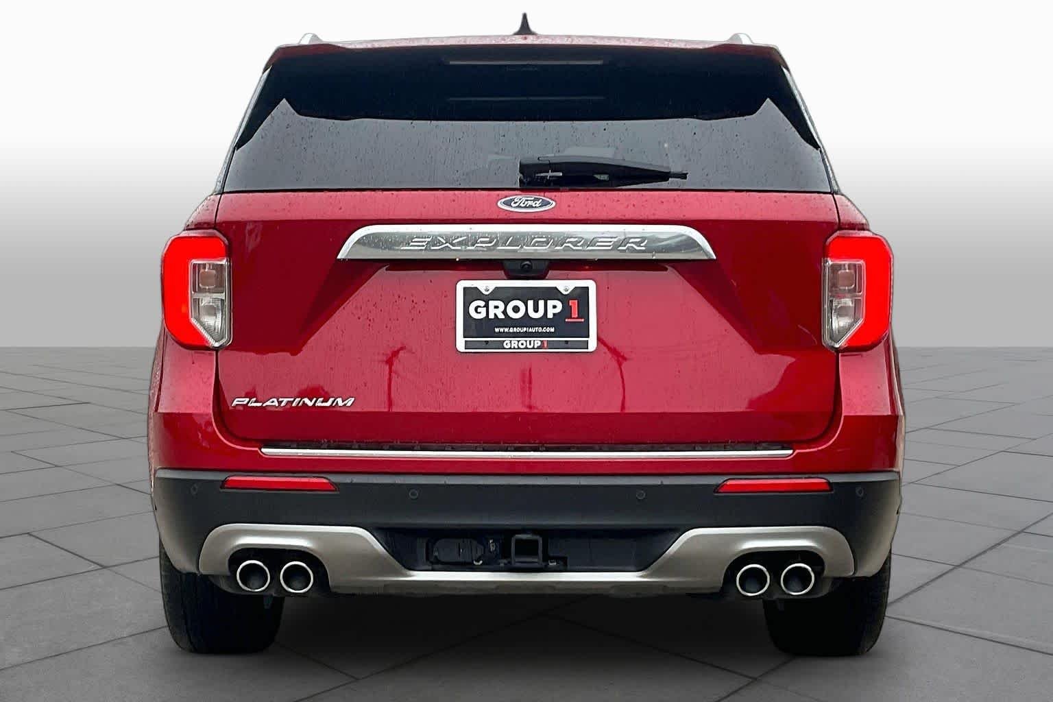 Used 2021 Rapid Red Metallic Tinted Clearcoat Ford Platinum image 5