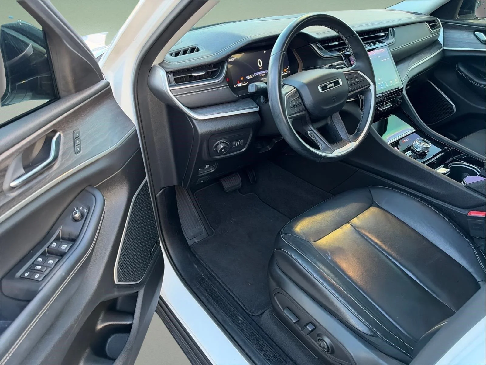 Used 2021 Bright White Clearcoat Jeep Limited image 14