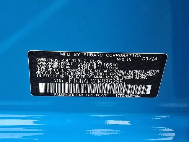 Used 2024 Blue Subaru Sport image 26