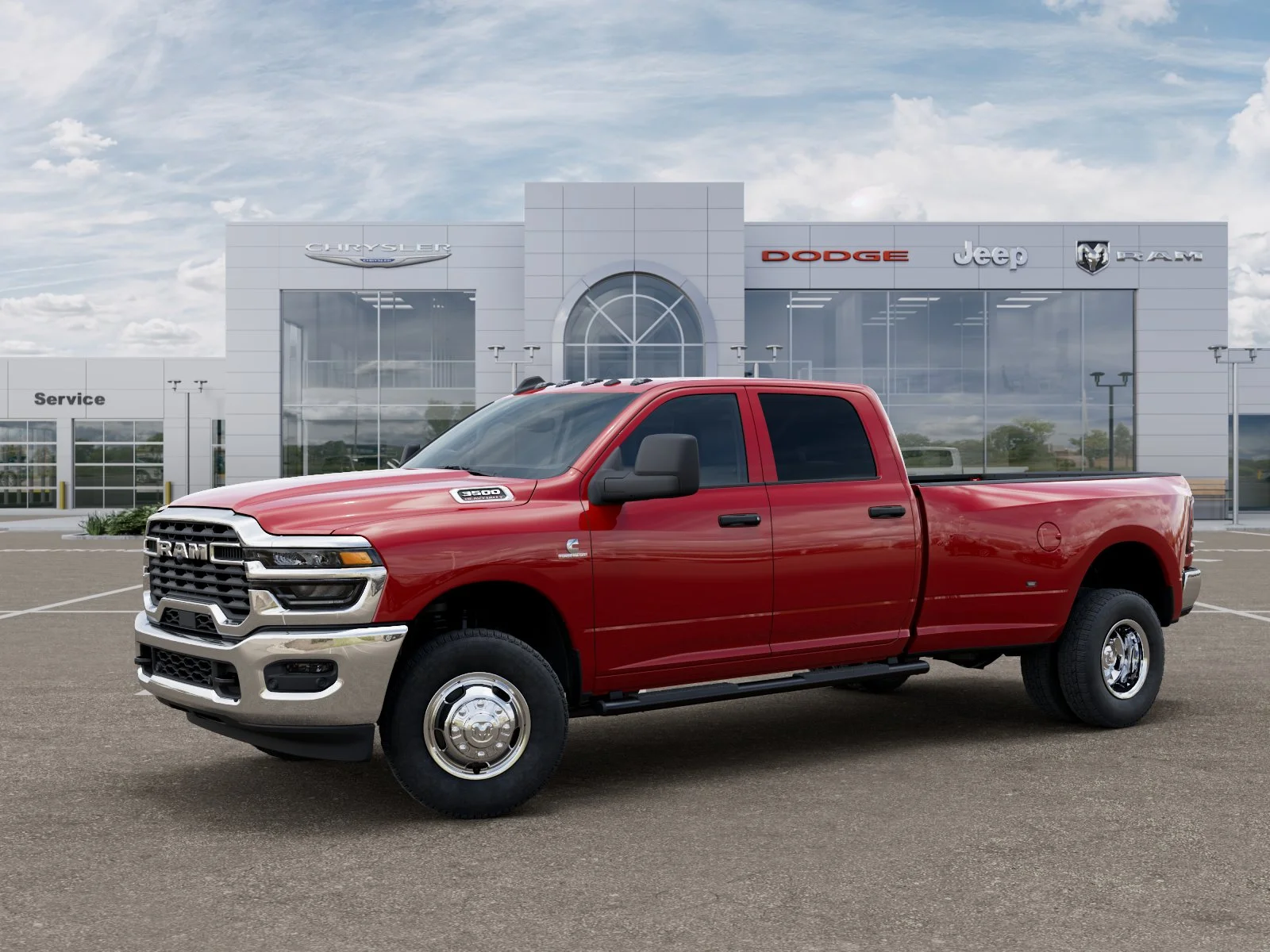 New 2026 Flame Red Clear-Coat Exterior Paint RAM Tradesman image 29