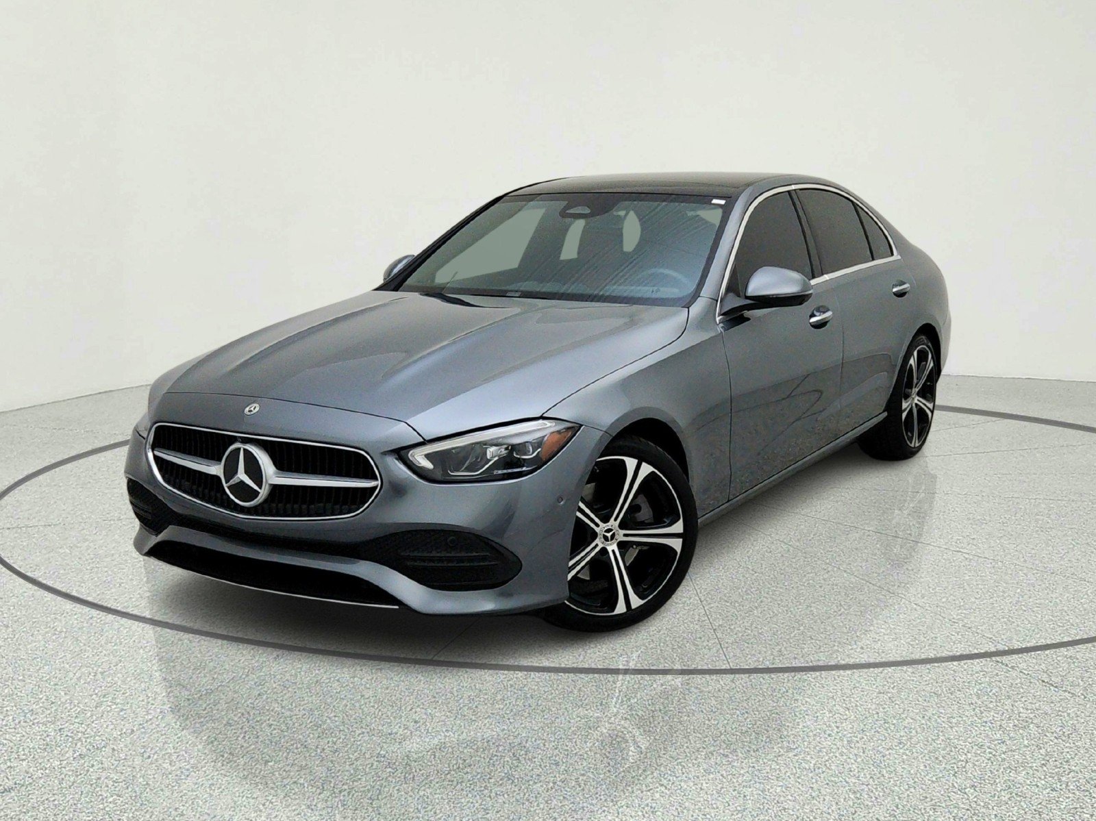 Certified Used 2024 Selenite Grey Metallic Mercedes-Benz C 300 image 2