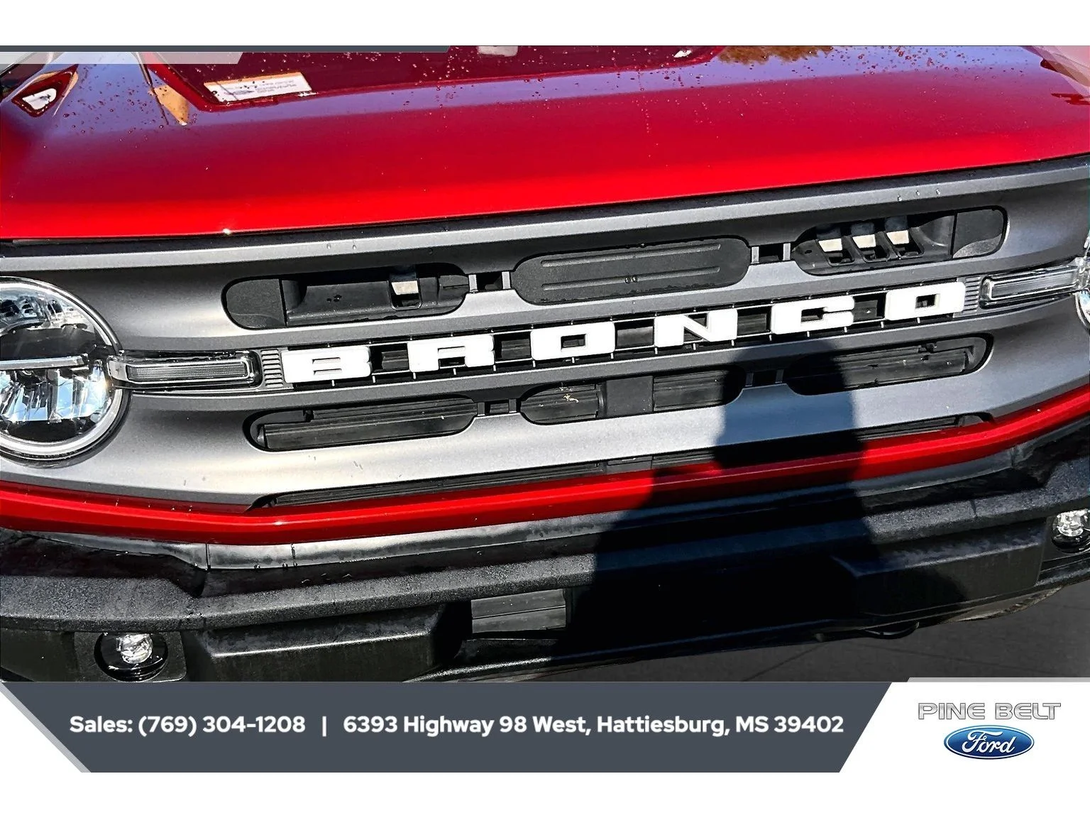 Used 2024 Hot Pepper Red Metallic Tinted Clearcoat Ford Big Bend image 22