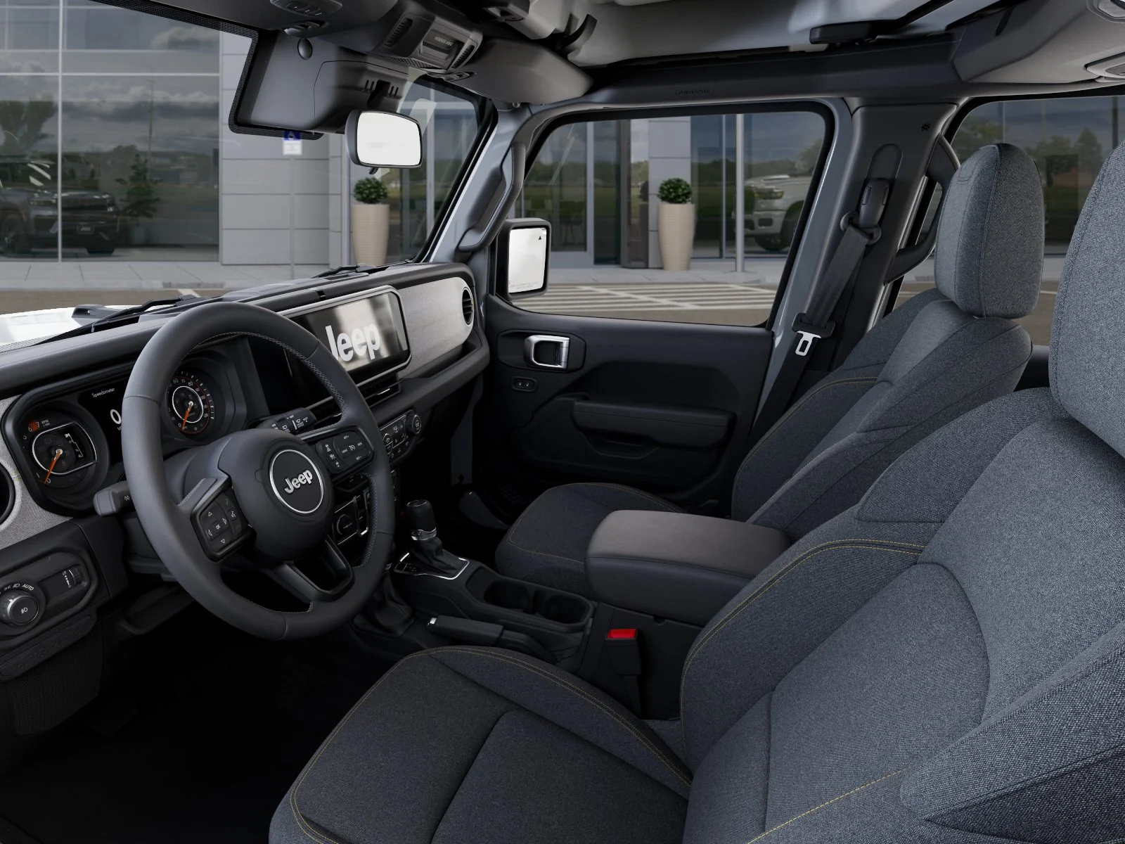 New 2026 Bright White Clearcoat Jeep Sport S image 48