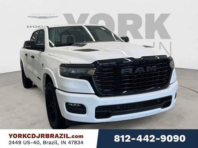 New 2026 Bright White Clear-Coat Exterior Paint RAM Laramie image 7