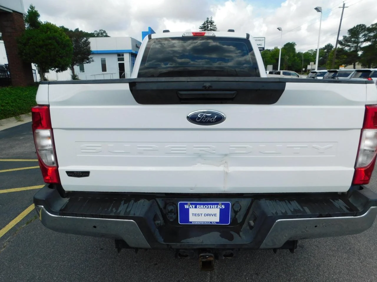 Used 2022 White Ford XL 4WD Crew Cab 6.75 ft Box image 7