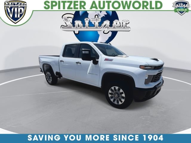 2026 Chevrolet Silverado 2500 HD Custom White at Spitzer Autoworld Chevy Buick GMC Cadillac