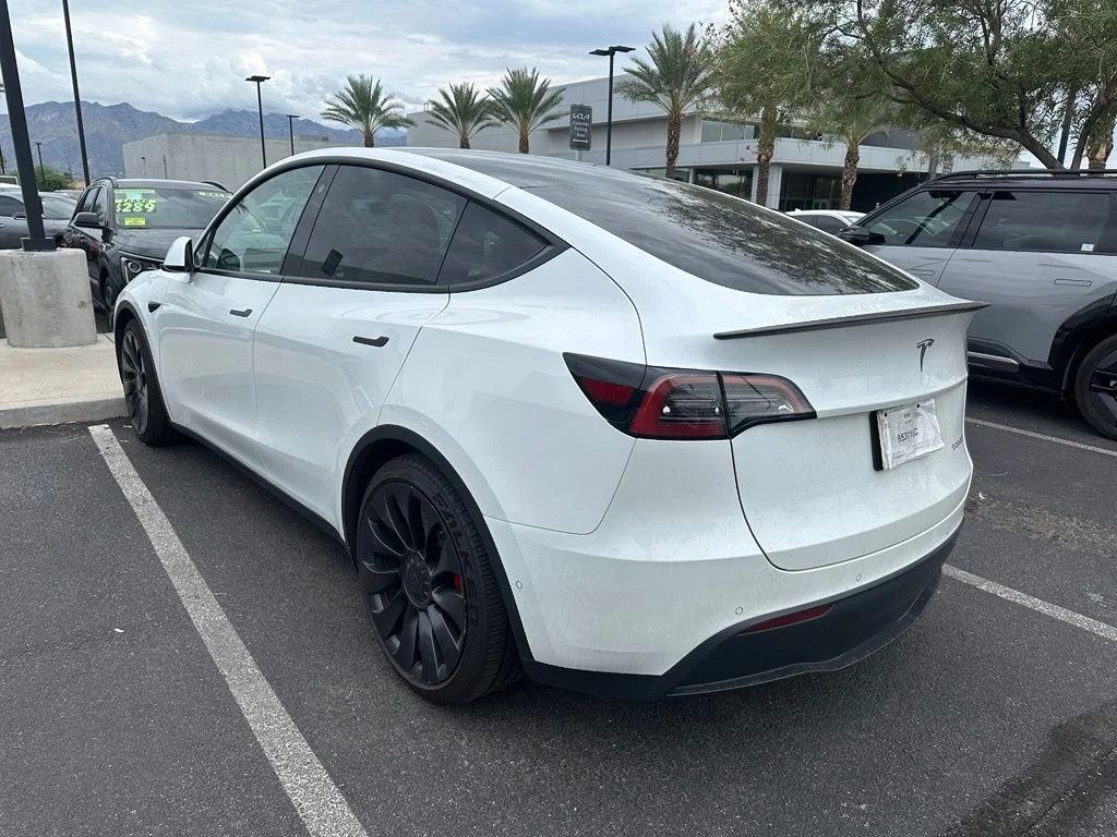 Used 2022 White Tesla Performance image 10
