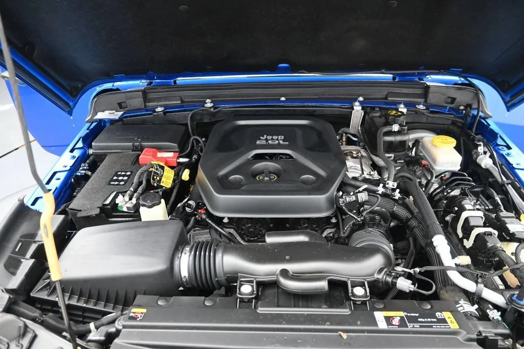 Used 2021 Blue Jeep Unlimited Sport S image 16