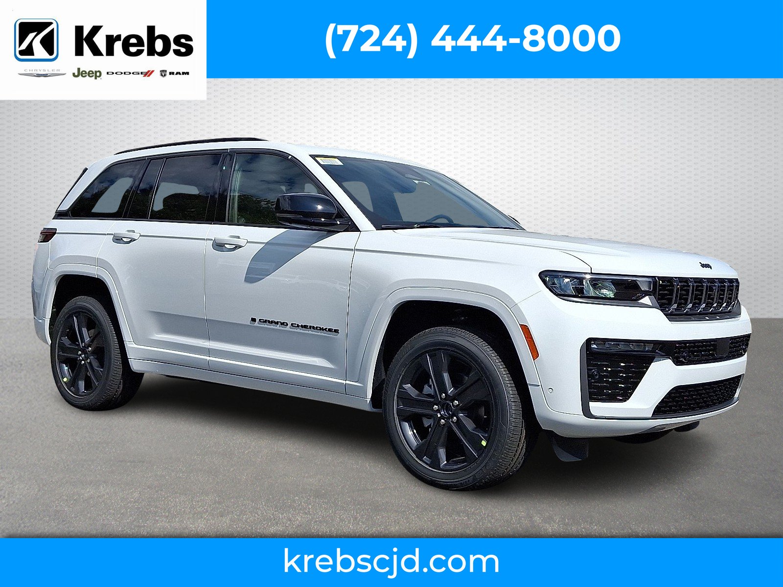 New 2027 Bright White Clear-Coat Paint Jeep Limited Reserve 4x4 image 1