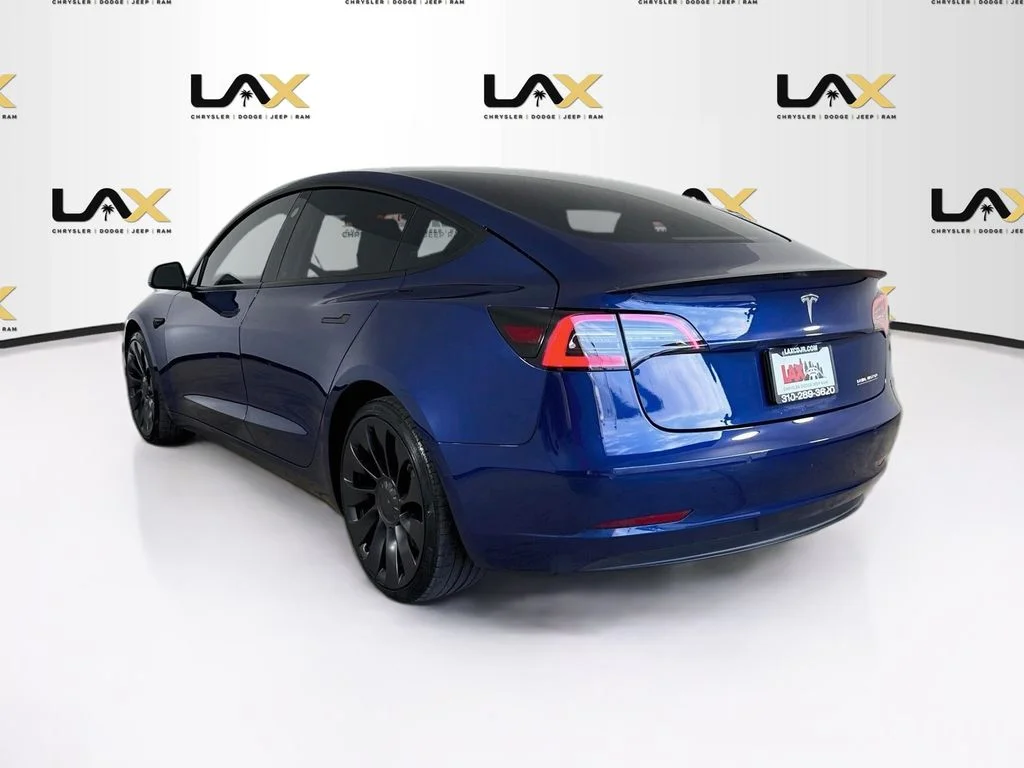 Used 2022 Blue Tesla Performance image 5