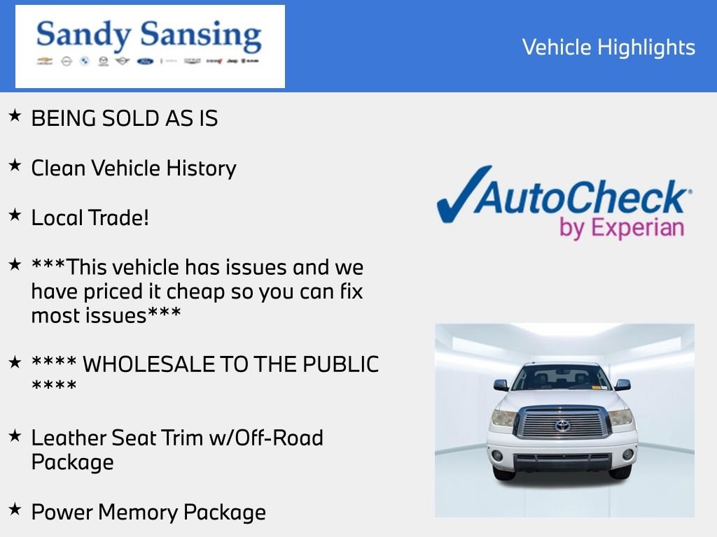 Used 2011 White Toyota Limited image 8