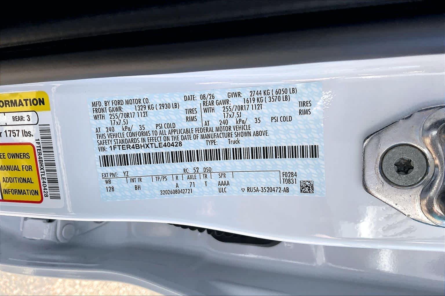 New 2026 Oxford White Ford XL image 20