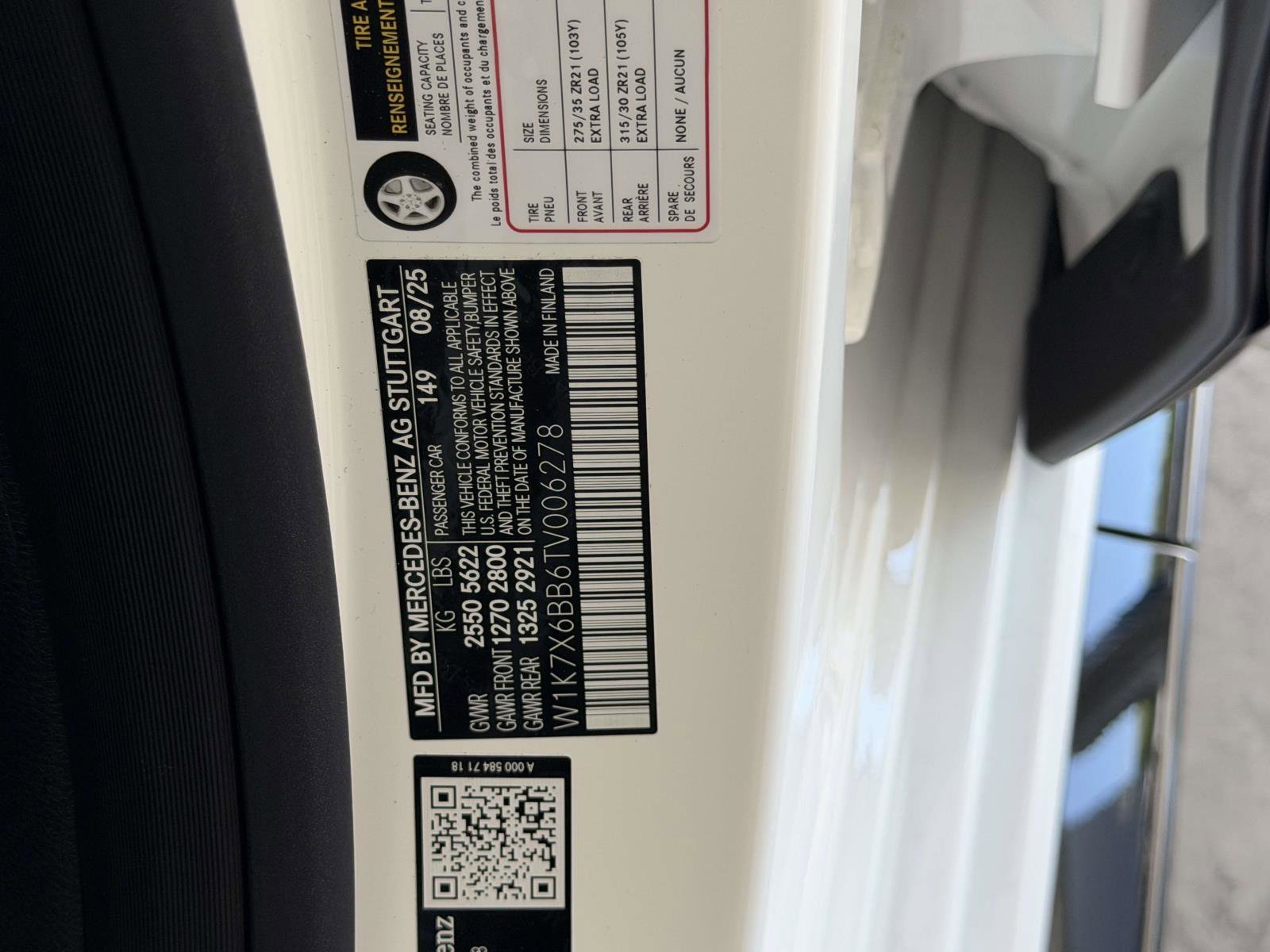 New 2026 Polar White Mercedes-Benz AMG® GT 53 4-Door Coupe image 59