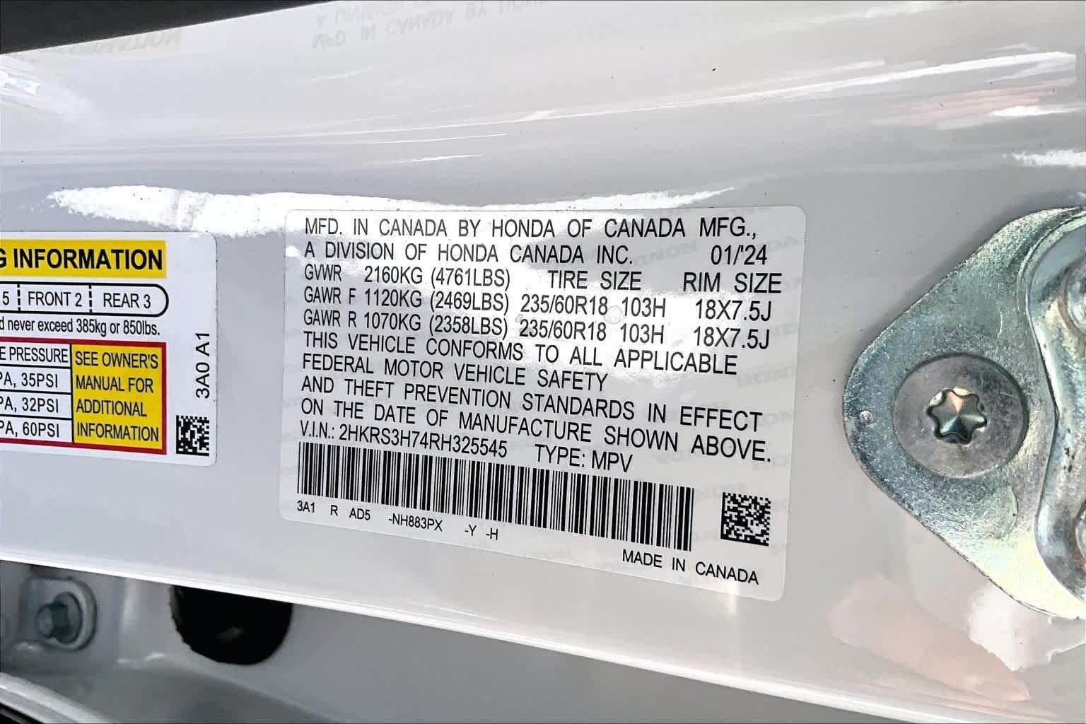 2024 Honda CR-V EX-L - Photo 33