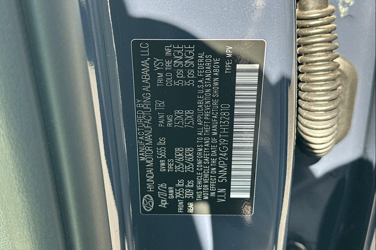 New 2026 Atlantis Blue Hyundai SEL image 29