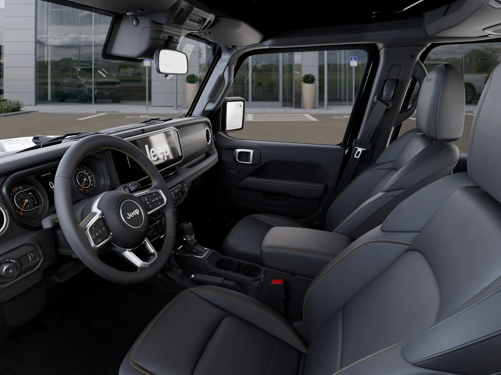 New 2026 Black Clear-Coat Exterior Paint Jeep Sahara image 48