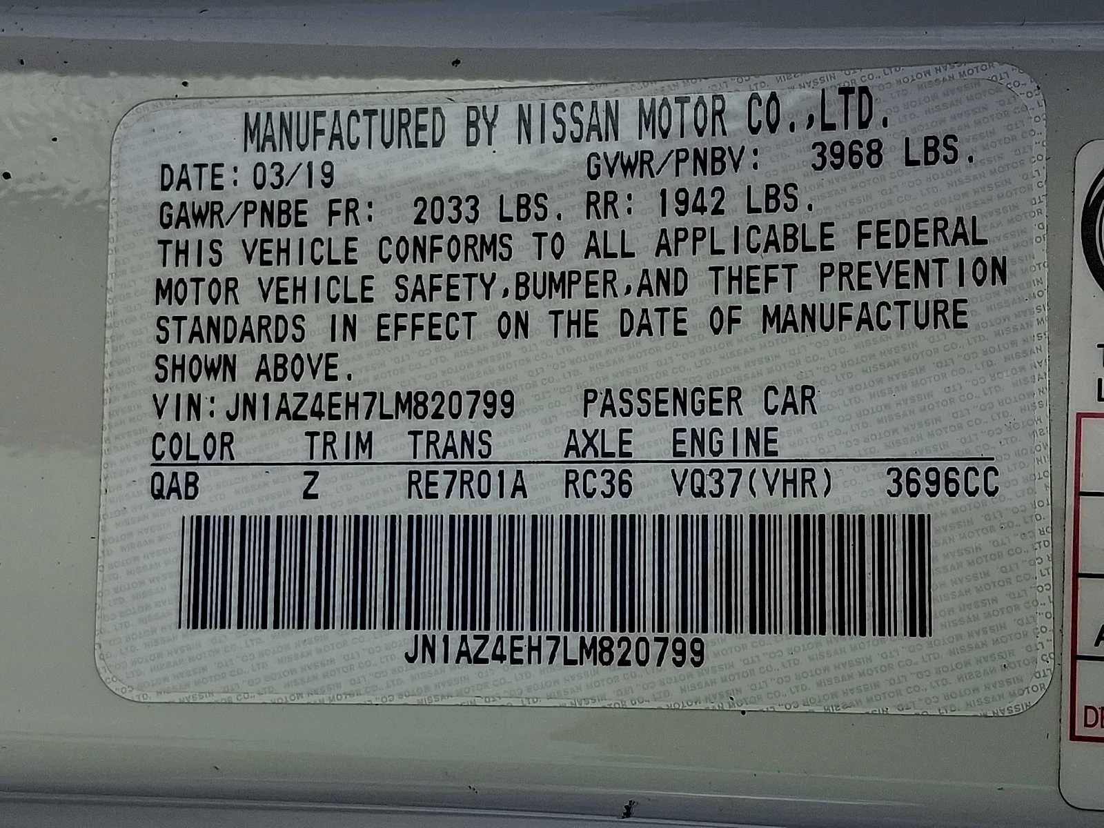 Used 2020 Pearl White Tricoat Nissan NISMO image 23