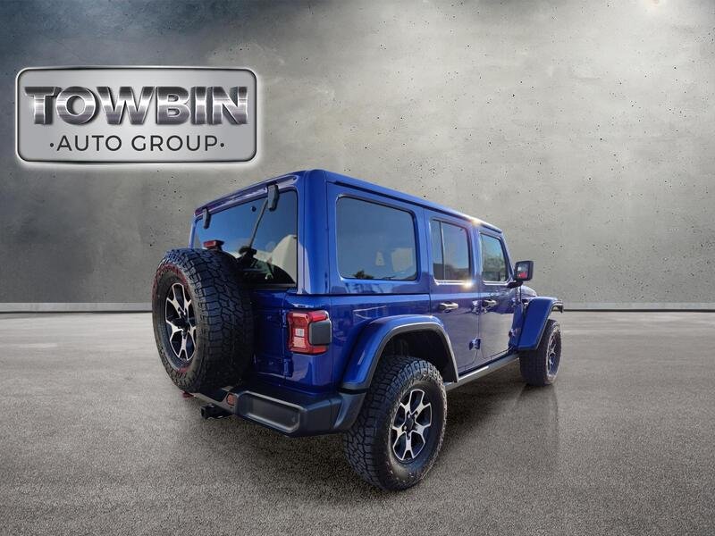Used 2020 Blue Jeep Unlimited Rubicon image 5