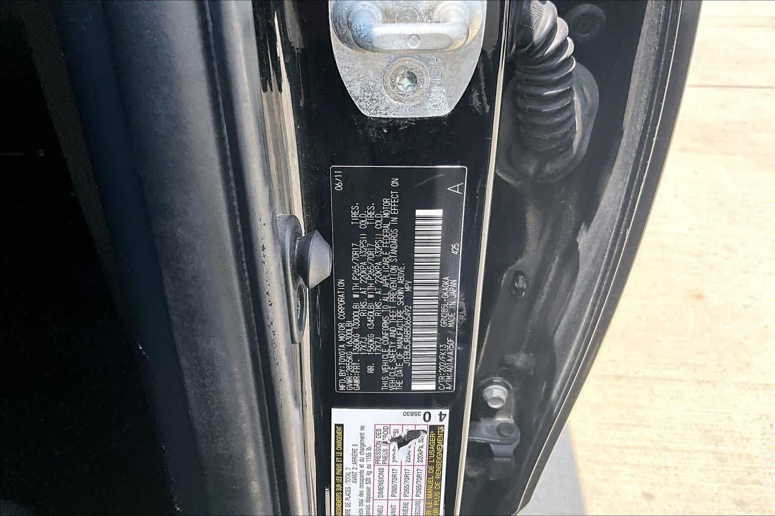 Used 2011 Black Toyota SR5 image 30