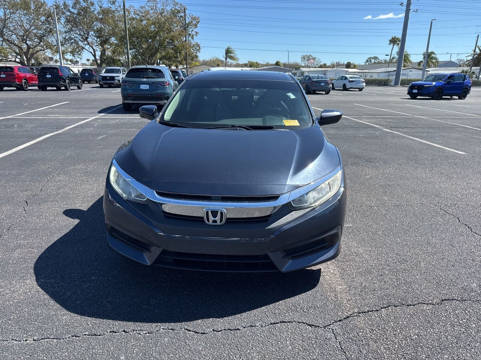 Used 2018 Honda Civic EX with VIN 19XFC2F73JE025467 for sale in Port Richey, FL