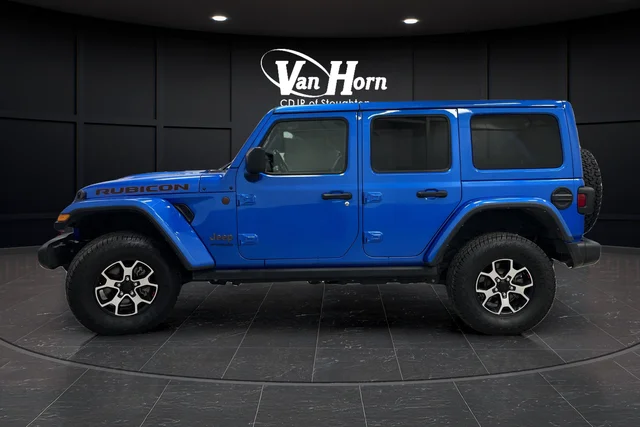Used 2022 Blue Pearl Jeep Unlimited Rubicon image 11
