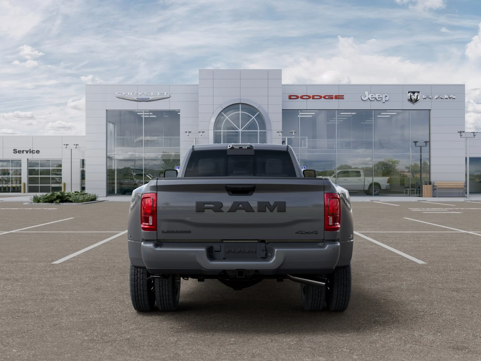 New 2026 Ceramic Gray Clear-Coat Exterior Paint RAM Laramie image 37