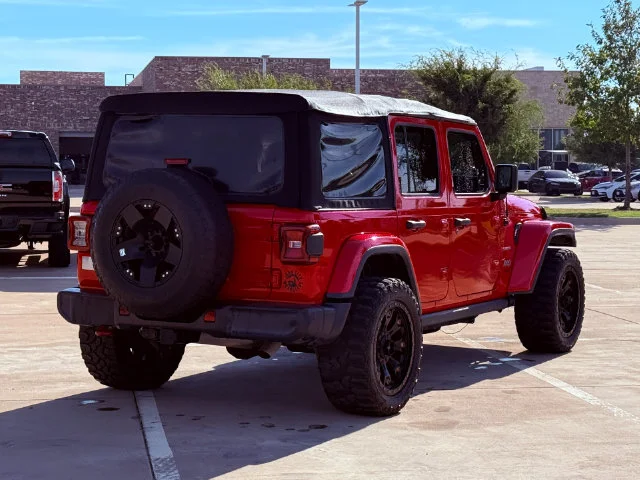 Used 2018 Red Jeep Unlimited Sahara image 17