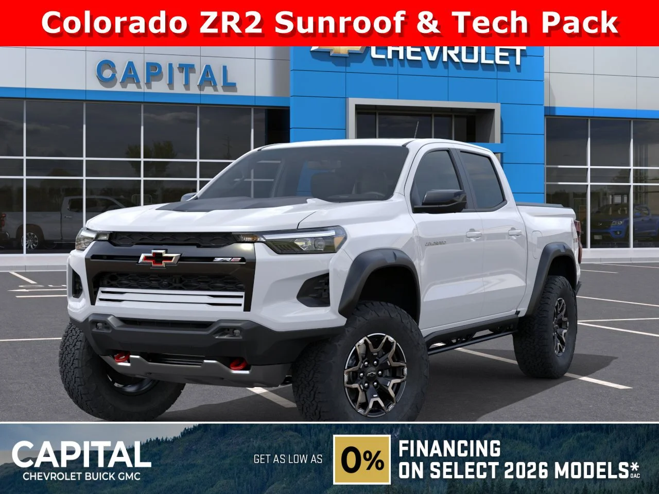 New 2026 Summit White Chevrolet 4WD ZR2 image 1