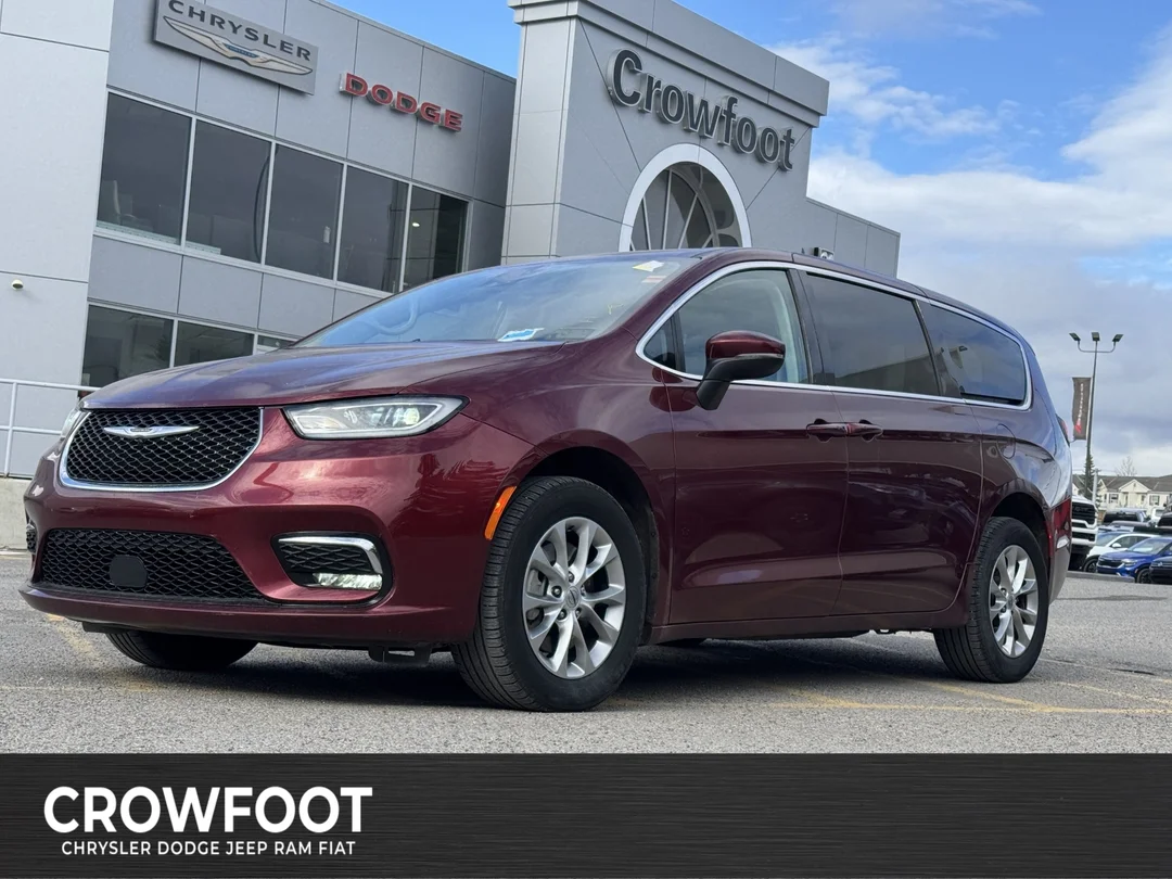 Certified Used 2023 Red Chrysler Touring L - - AWD - Stow n Go Seating - Power Doors & Liftgate - 10.1 Uconnect 5 & More! image 1