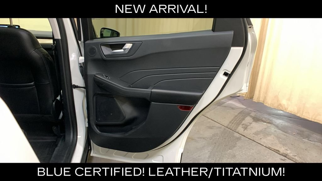 Certified Used 2022 White Metallic Ford Titanium image 13