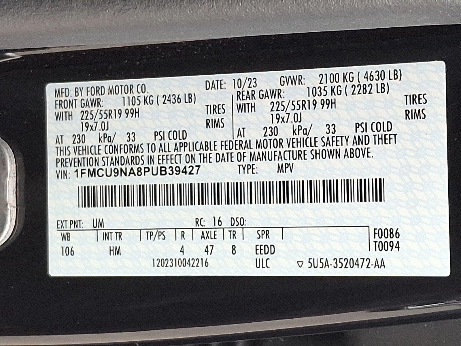 Used 2023 Agate Black Metallic Ford ST-Line Select image 27