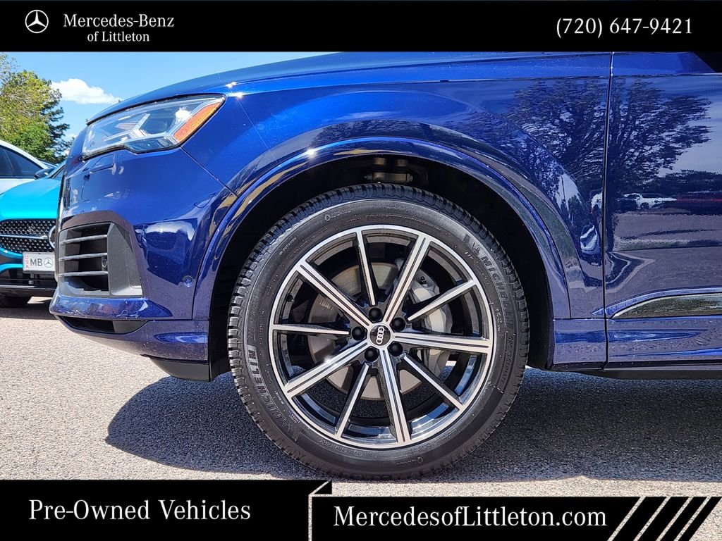 Used 2021 Blue Audi 55 Premium Plus image 9