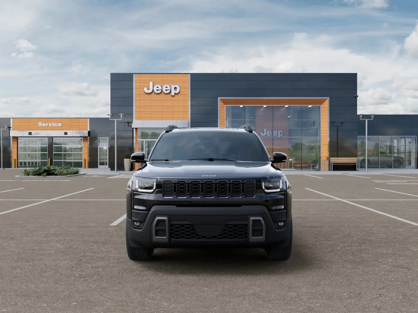 New 2026 Diamond Black Crystal Pearlcoat Jeep Overland image 6