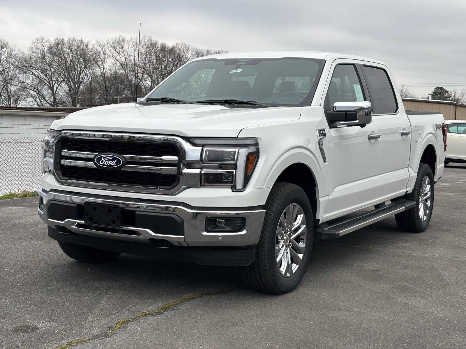 New 2026 Star White Metallic Tri-Coat Ford Lariat® image 1