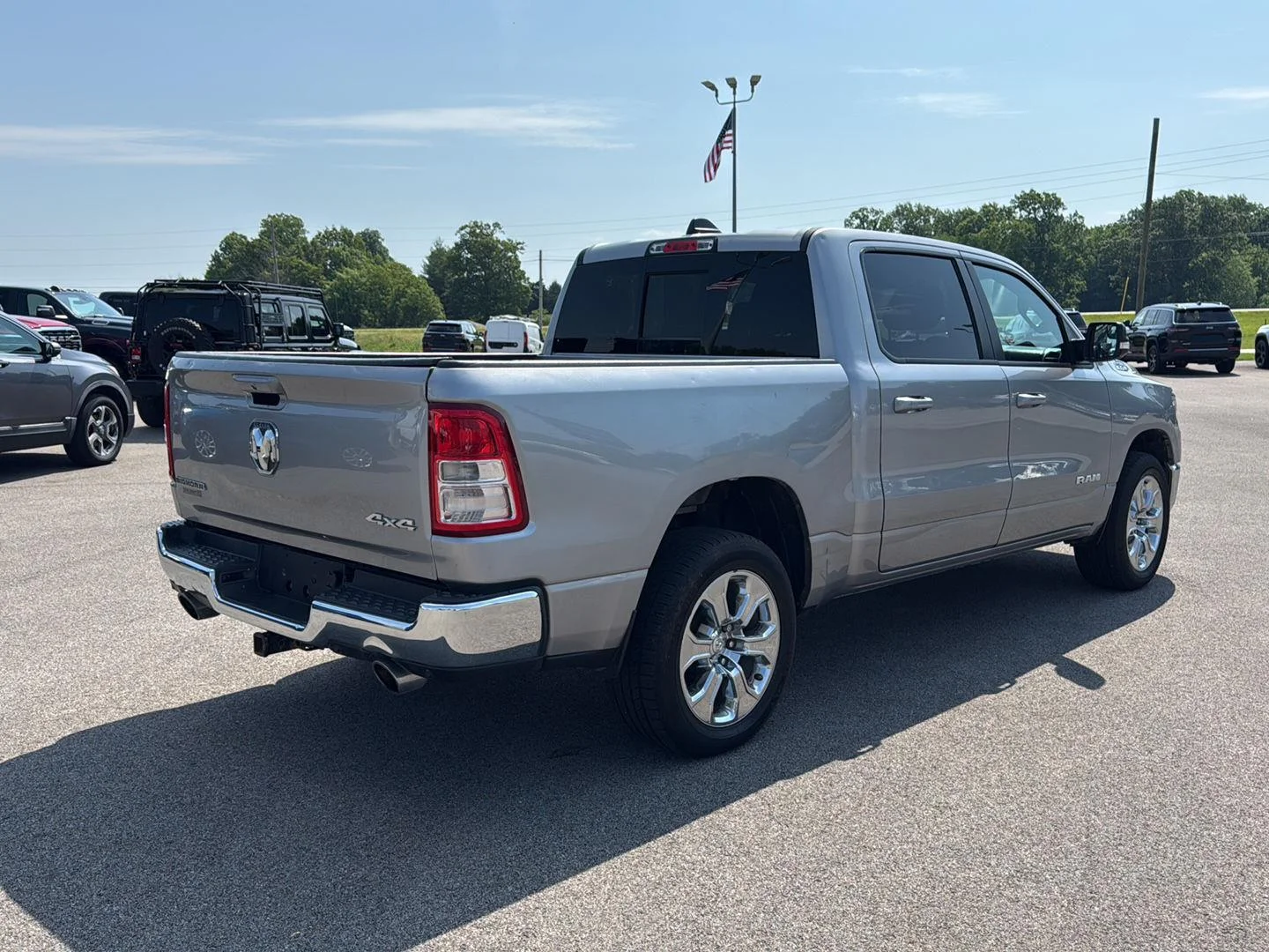 Used 2022 Billet Silver Metallic Clearcoat Ram Big Horn image 15
