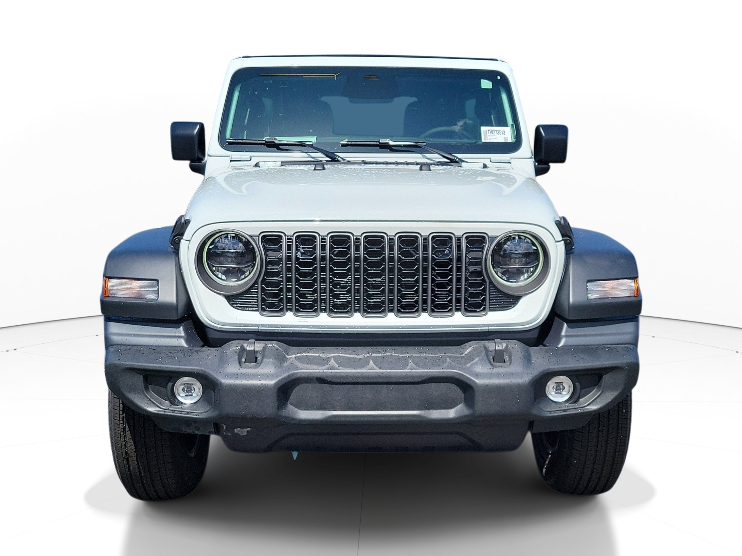 New 2026 Bright White Clear-Coat Exterior Paint Jeep Sport S image 2
