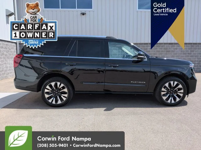 Certified Used 2025 Black Ford Platinum image 2