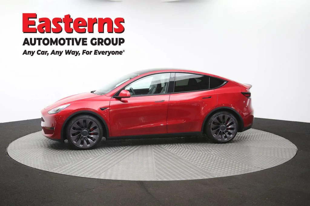 Used 2020 Red Tesla Performance image 54