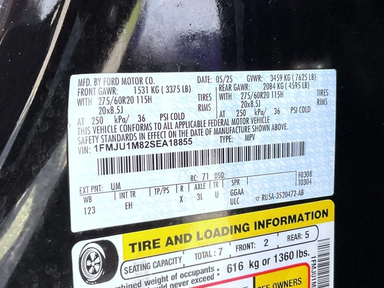 Used 2025 Black Ford Platinum image 28