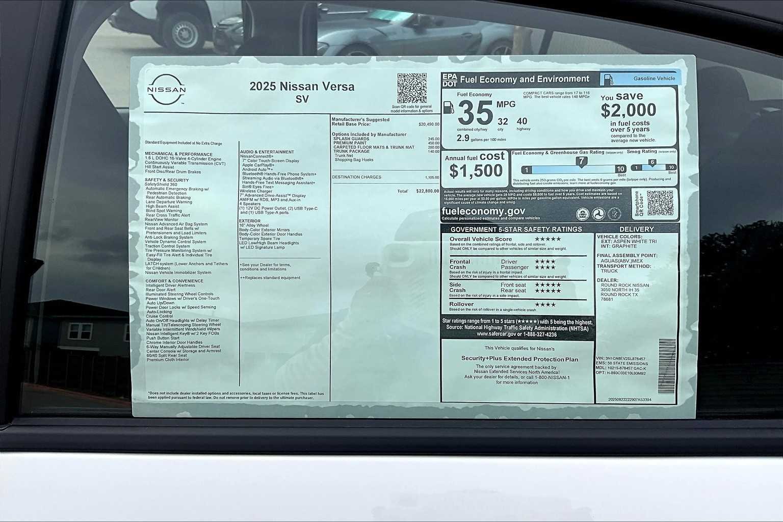 2025 Nissan Versa Sedan SV - Photo 19