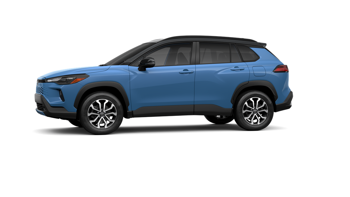 New 2026 Cavalry Blue with Jet Black roof Toyota Hybrid SE image 4