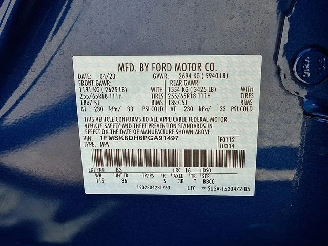 Certified Used 2023 Blue Metallic Ford XLT image 28