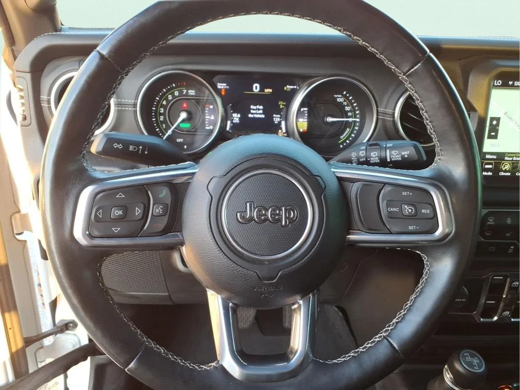 Used 2022 White Jeep Unlimited Sahara 4xe image 21